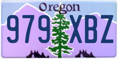 OR license plate 979XBZ