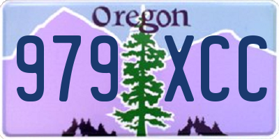 OR license plate 979XCC