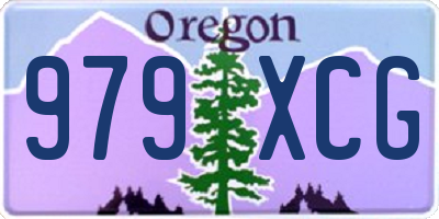 OR license plate 979XCG