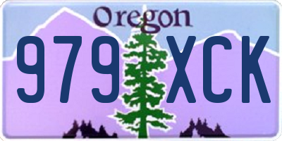 OR license plate 979XCK