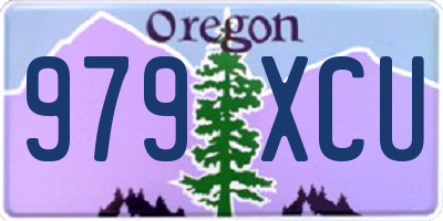 OR license plate 979XCU
