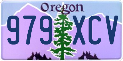 OR license plate 979XCV