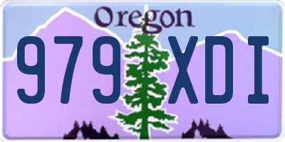 OR license plate 979XDI