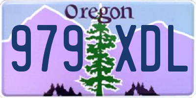 OR license plate 979XDL