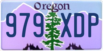 OR license plate 979XDP
