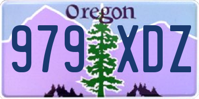 OR license plate 979XDZ