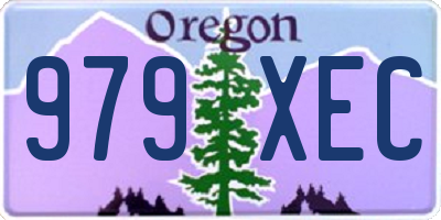 OR license plate 979XEC