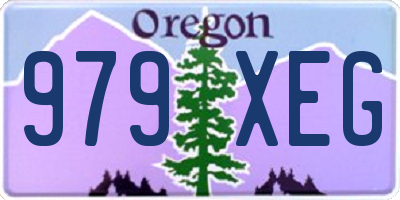 OR license plate 979XEG