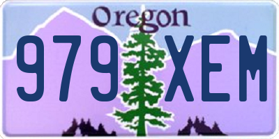 OR license plate 979XEM