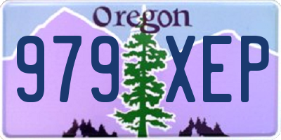 OR license plate 979XEP