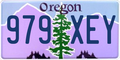 OR license plate 979XEY