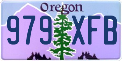 OR license plate 979XFB