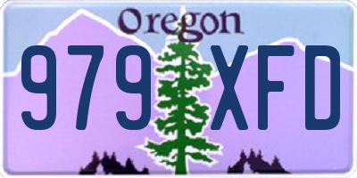 OR license plate 979XFD