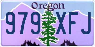 OR license plate 979XFJ