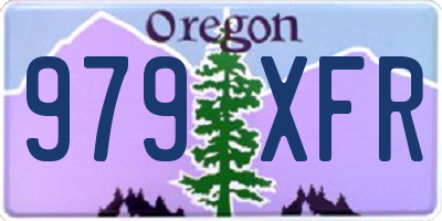 OR license plate 979XFR