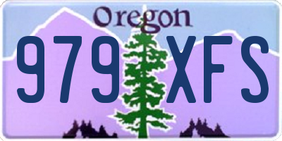 OR license plate 979XFS