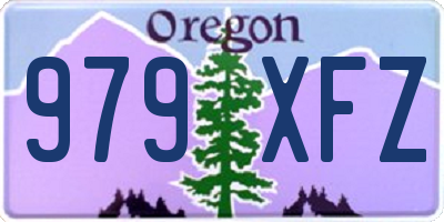 OR license plate 979XFZ