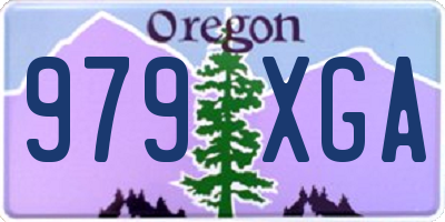 OR license plate 979XGA