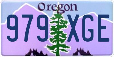 OR license plate 979XGE