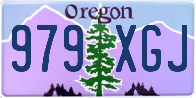 OR license plate 979XGJ