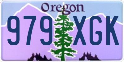 OR license plate 979XGK