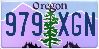 OR license plate 979XGN