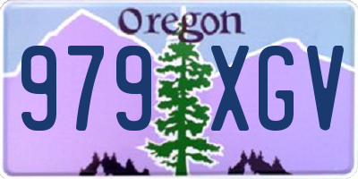 OR license plate 979XGV