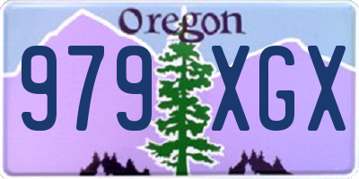 OR license plate 979XGX