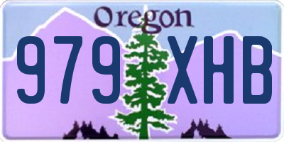 OR license plate 979XHB