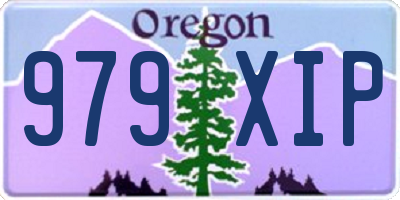 OR license plate 979XIP