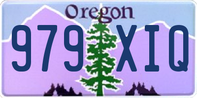 OR license plate 979XIQ
