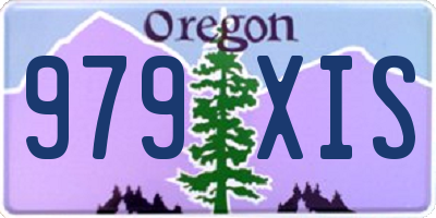 OR license plate 979XIS