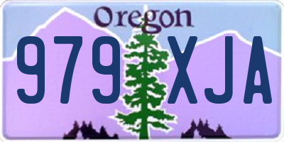 OR license plate 979XJA