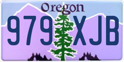 OR license plate 979XJB