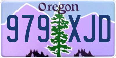 OR license plate 979XJD