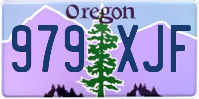 OR license plate 979XJF