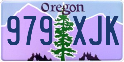 OR license plate 979XJK