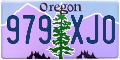 OR license plate 979XJO