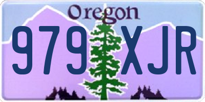 OR license plate 979XJR