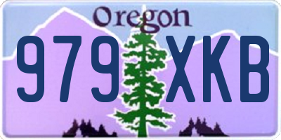 OR license plate 979XKB