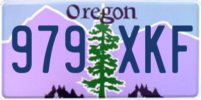 OR license plate 979XKF