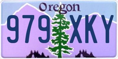 OR license plate 979XKY
