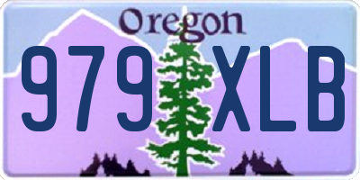 OR license plate 979XLB