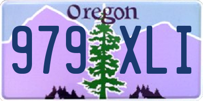 OR license plate 979XLI