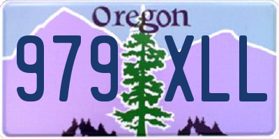 OR license plate 979XLL
