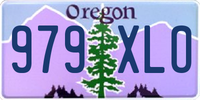 OR license plate 979XLO