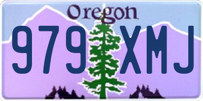 OR license plate 979XMJ