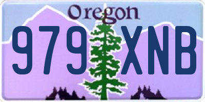 OR license plate 979XNB