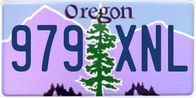 OR license plate 979XNL