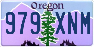 OR license plate 979XNM